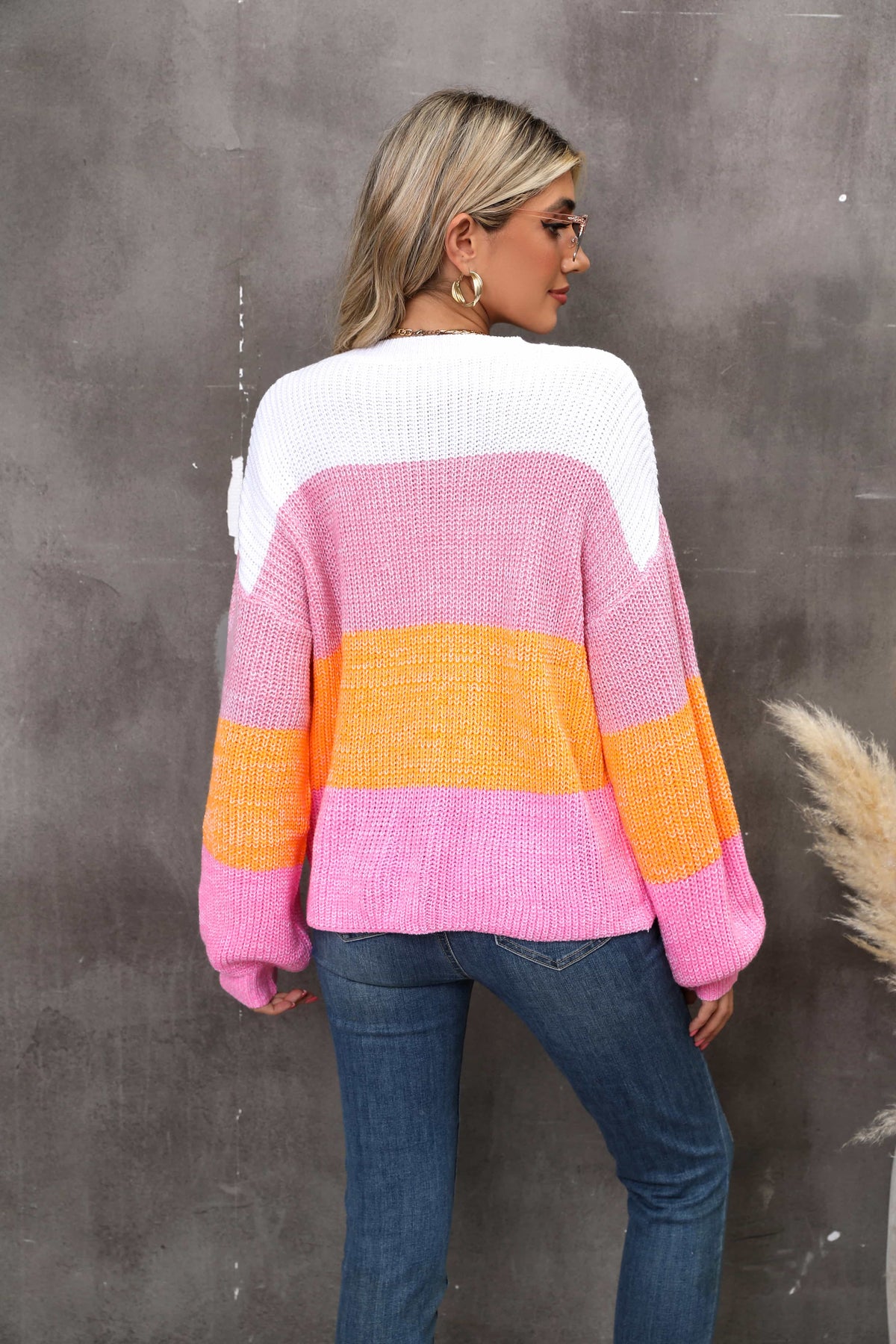 Color Block Sweater