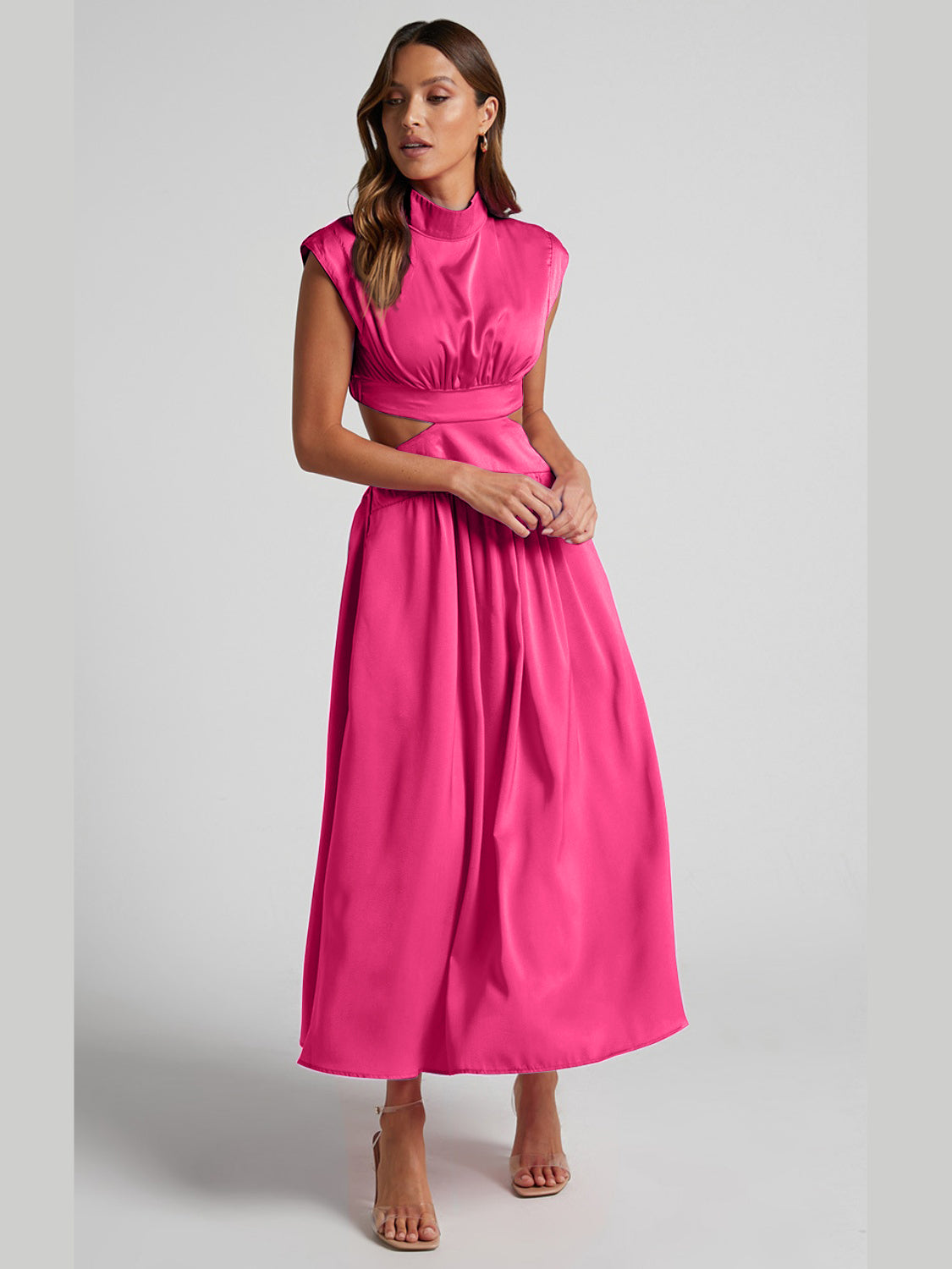 Sleeveless Ruched Dress