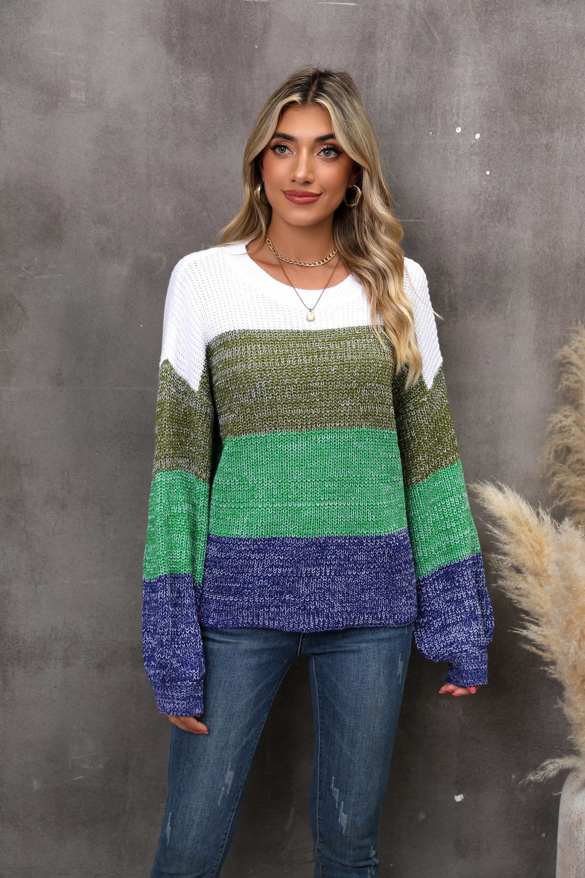 Color Block Sweater