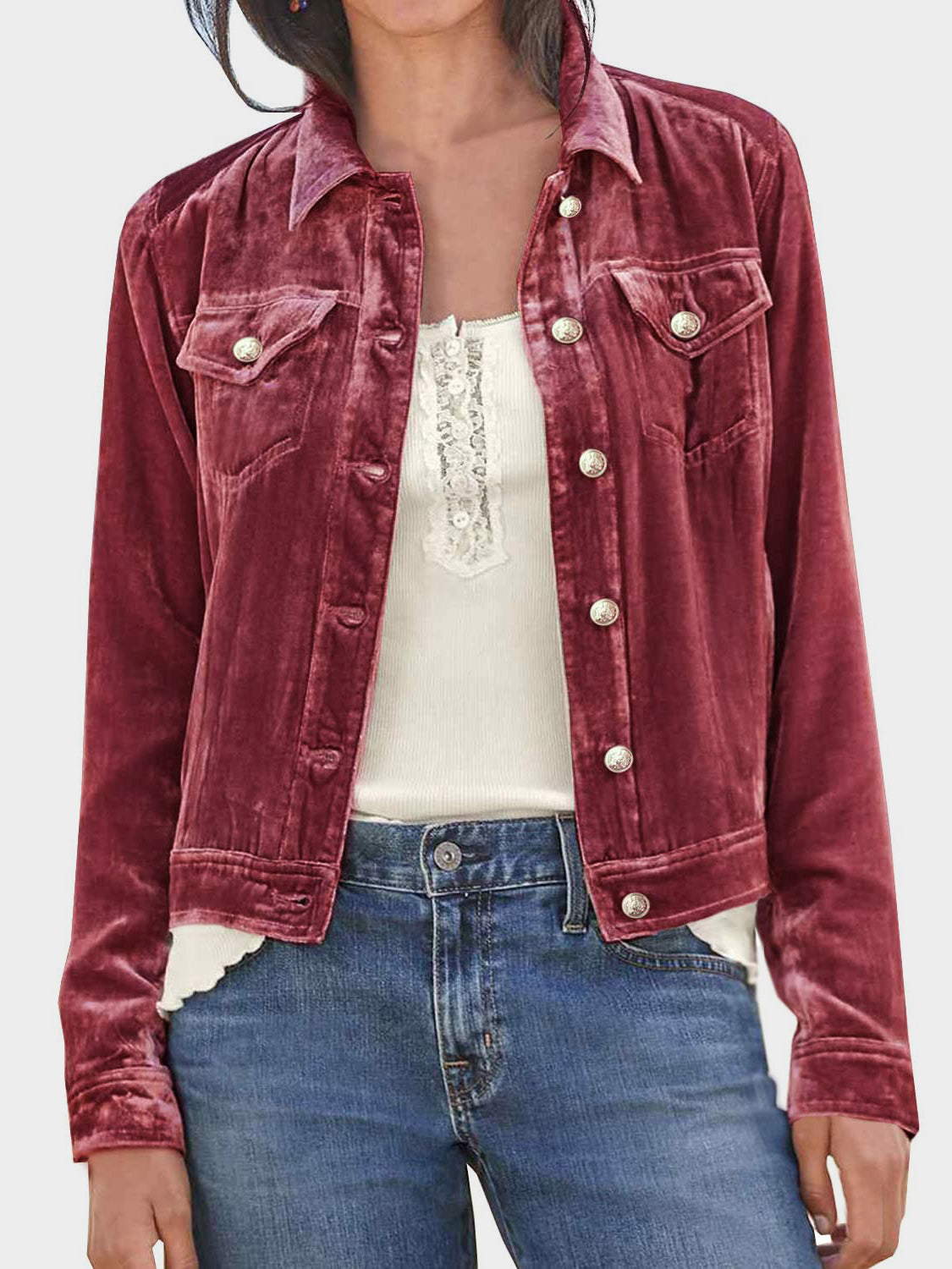 Stylish Long Sleeve Jacket