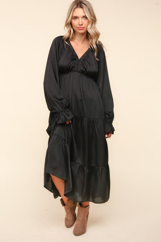 Tiered Midi Dress