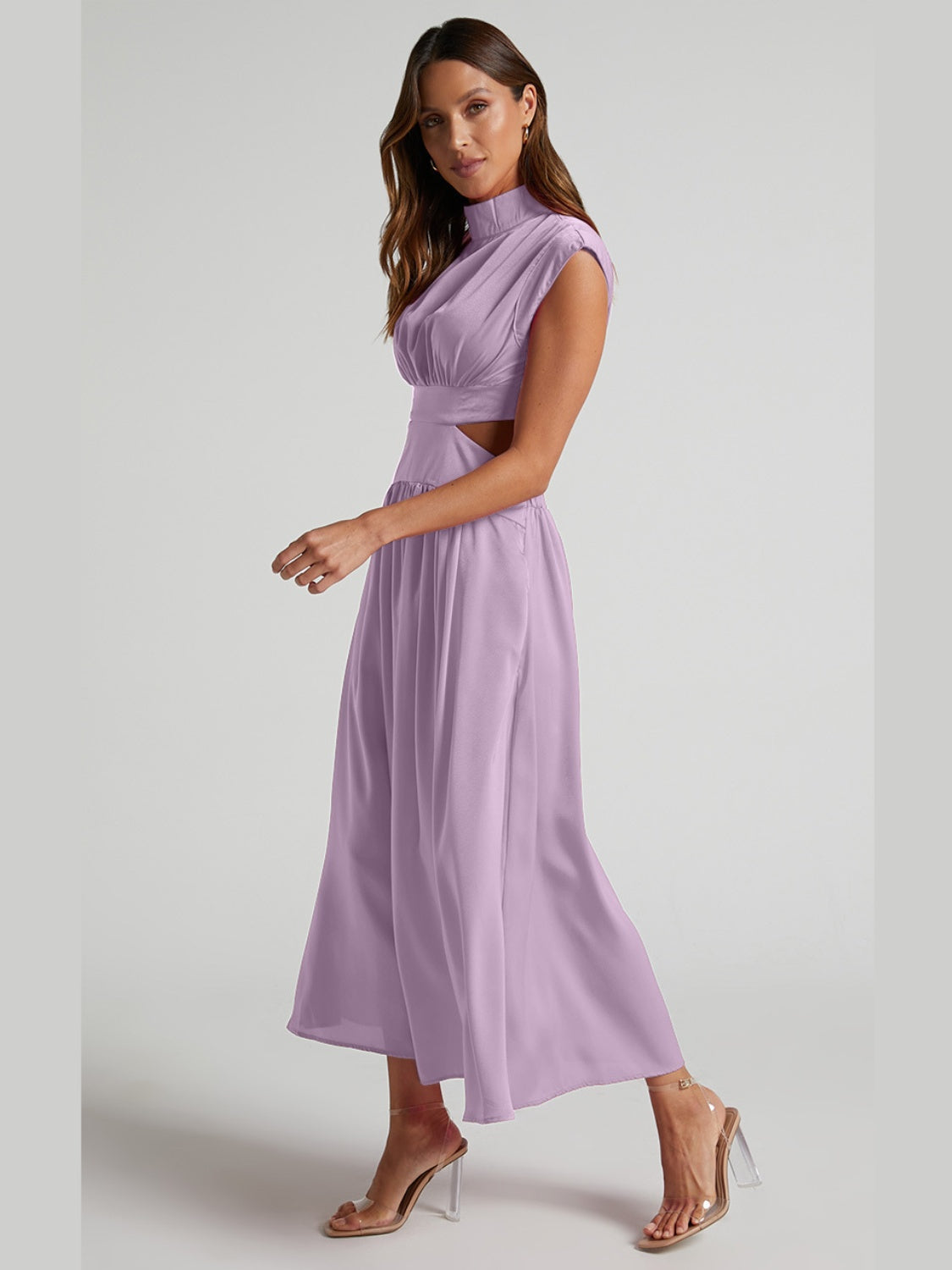 Sleeveless Ruched Dress