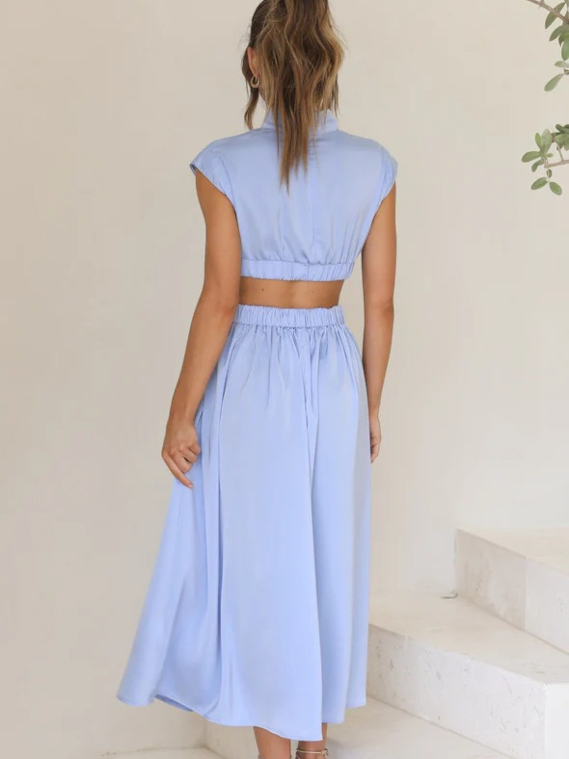 Sleeveless Ruched Dress
