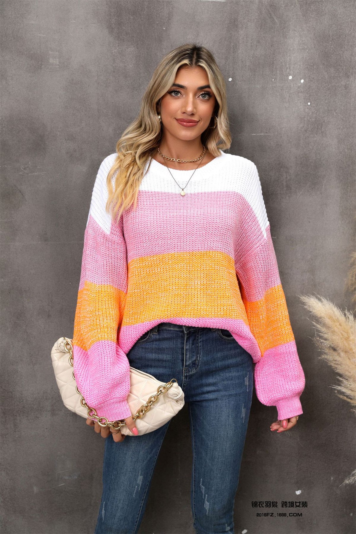 Color Block Sweater