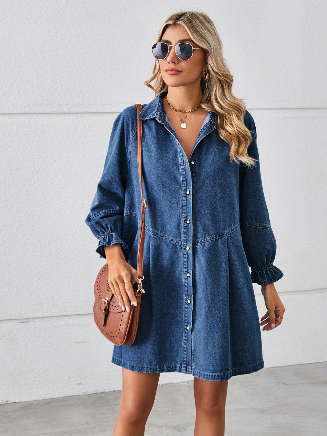 Mini Denim Dress