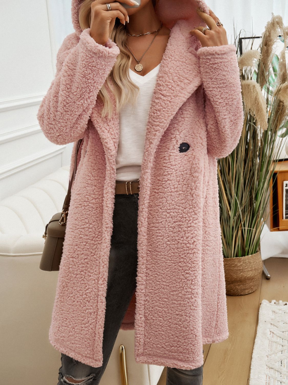 Hooded Teddy Coat