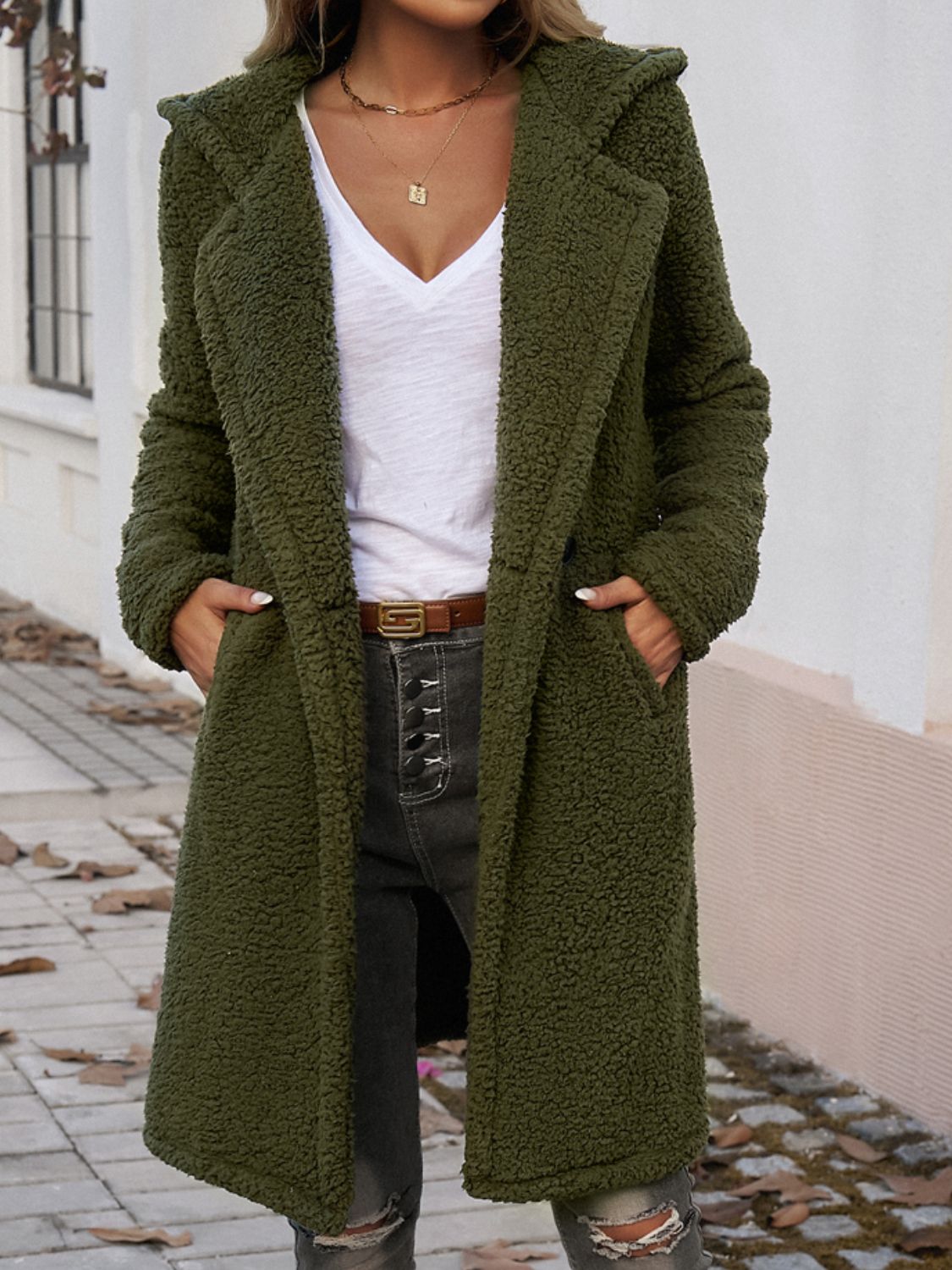 Hooded Teddy Coat
