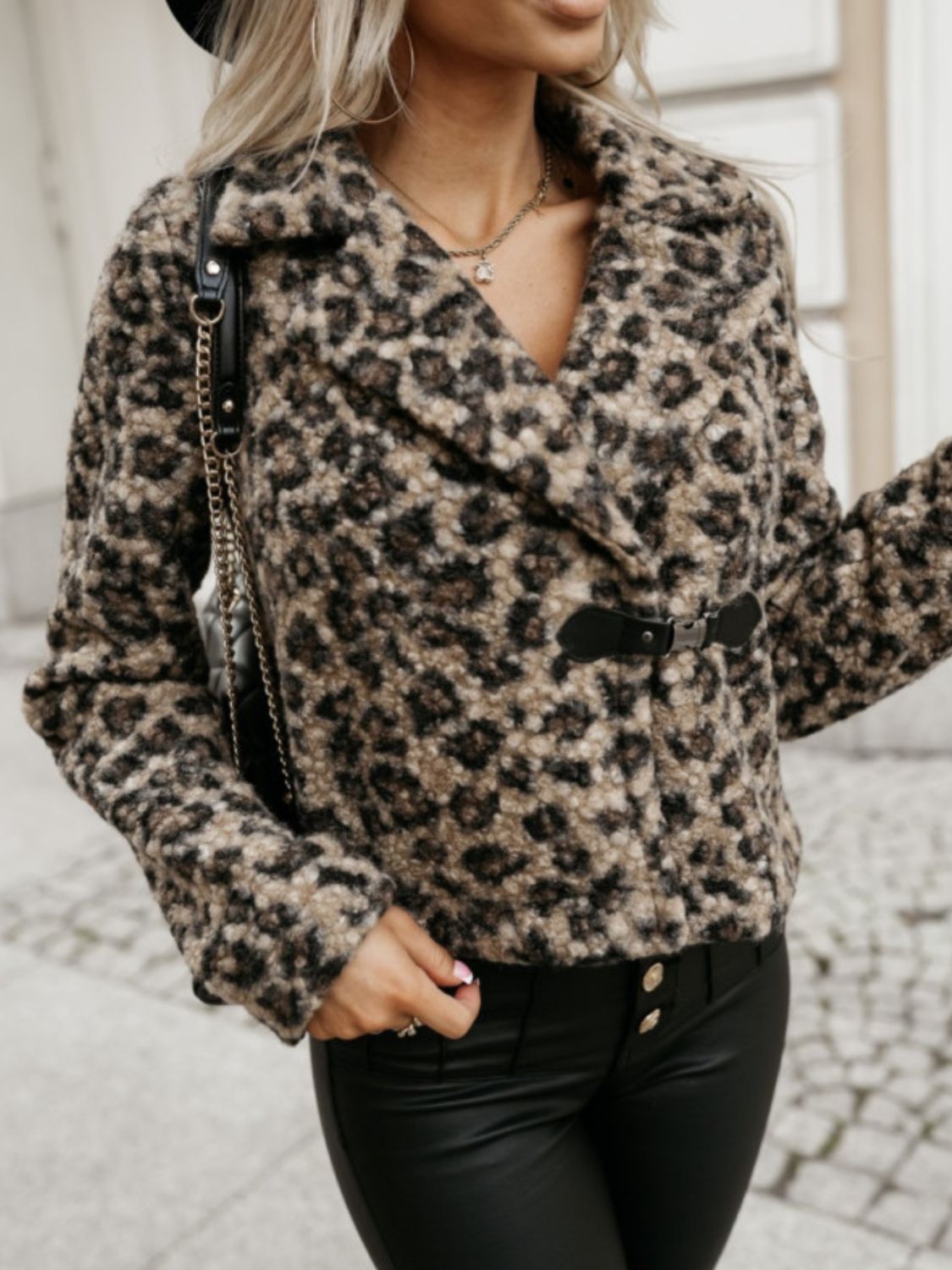 Animal Print Coat