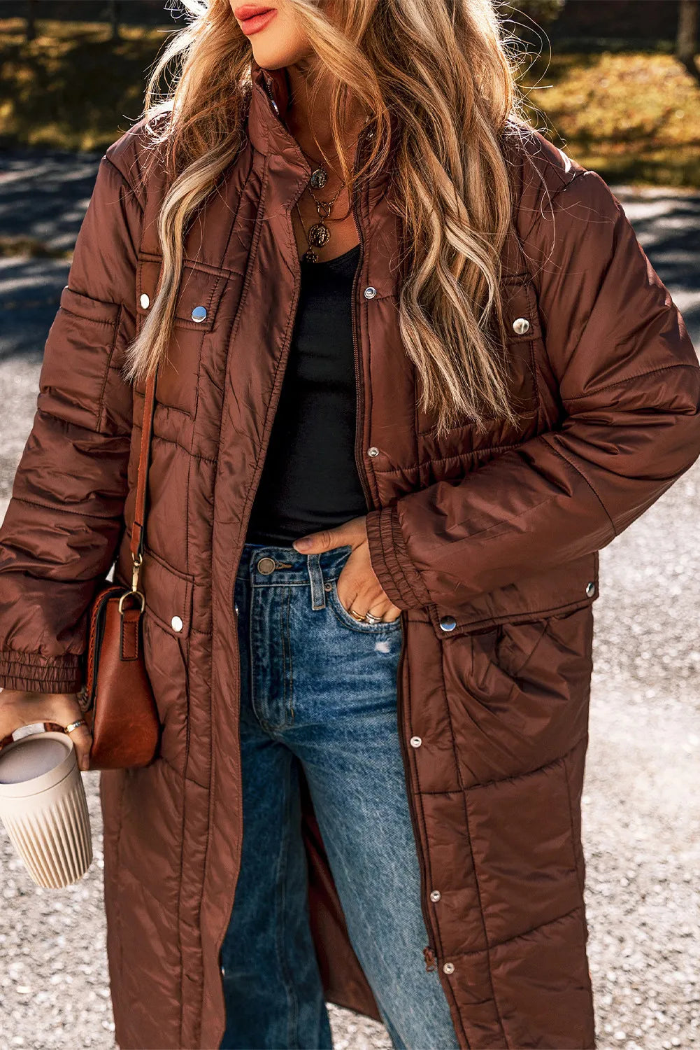Long Bubble Winter Coat