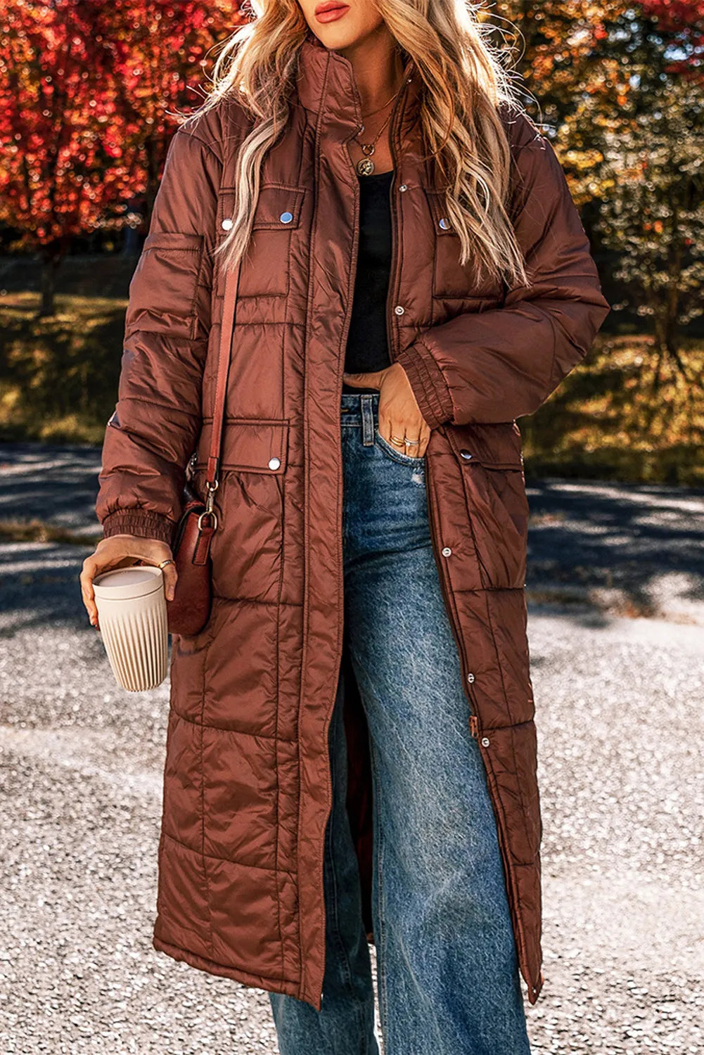 Long Bubble Winter Coat