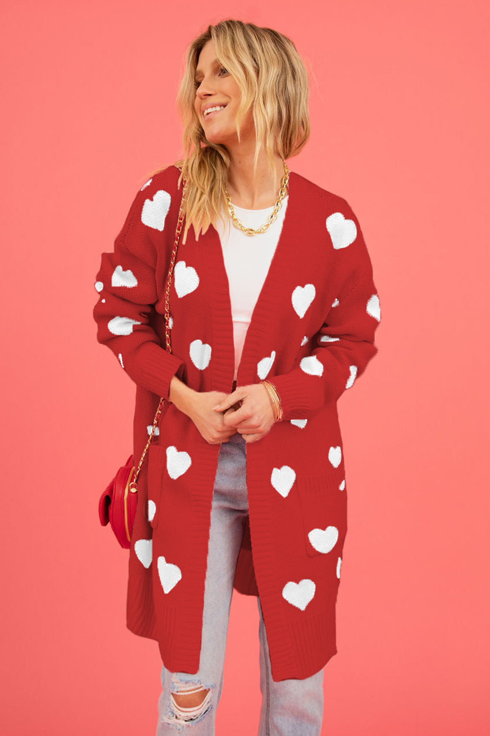 Heart Graphic Cardigan