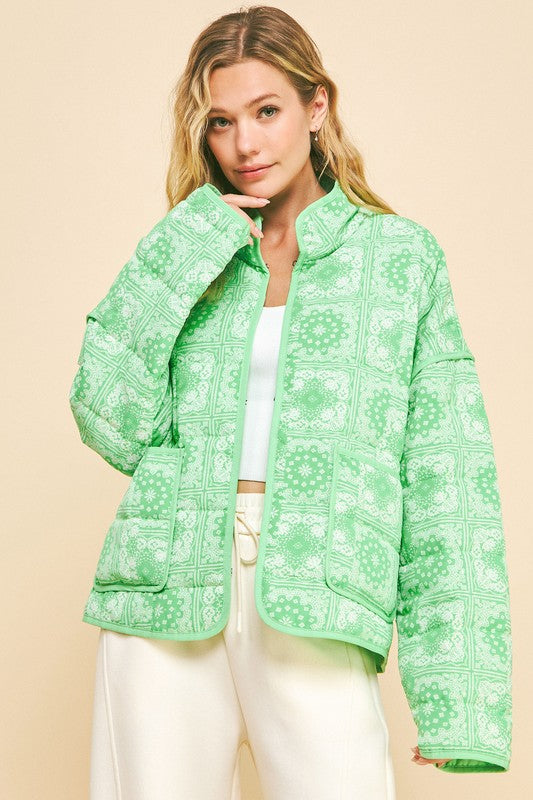 Open Front Jacket with Pockets