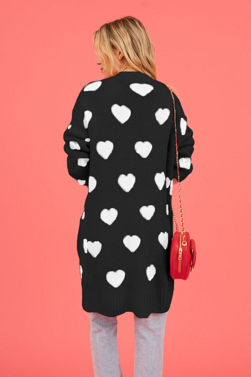 Heart Graphic Cardigan