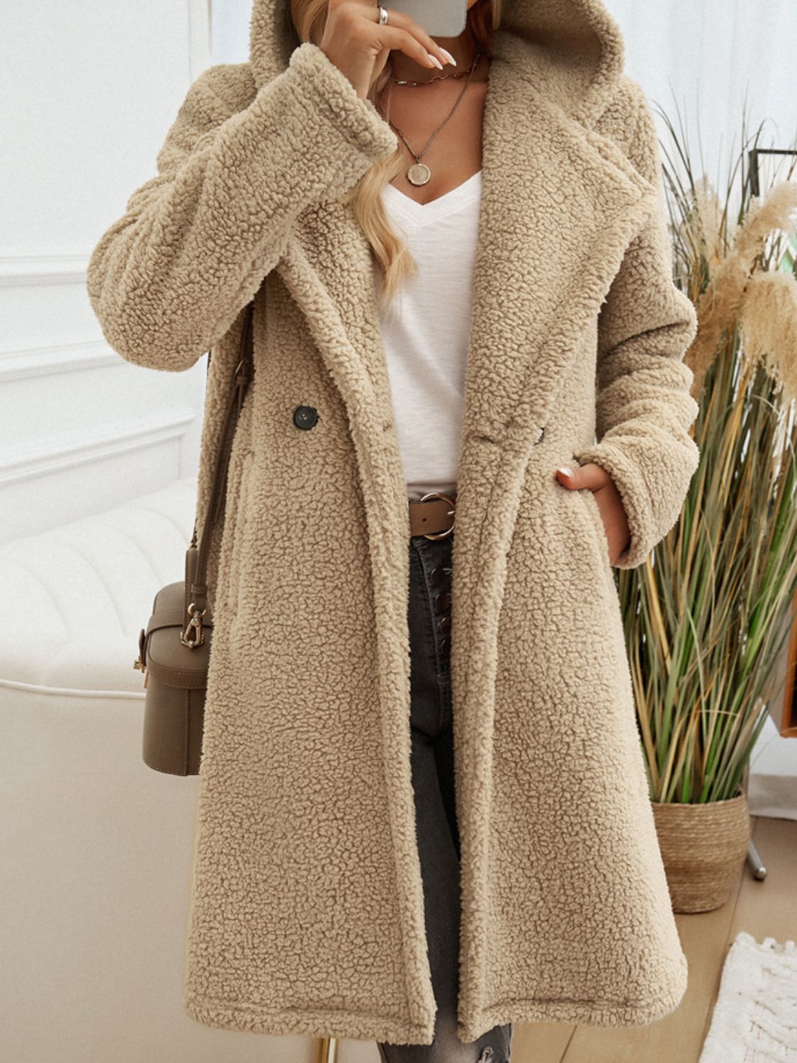 Hooded Teddy Coat