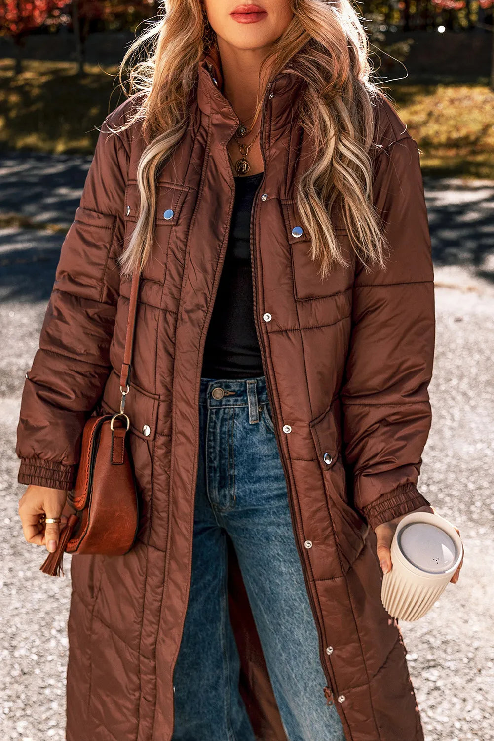 Long Bubble Winter Coat