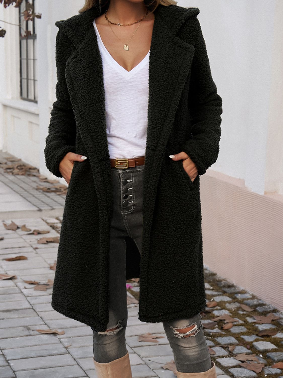 Hooded Teddy Coat