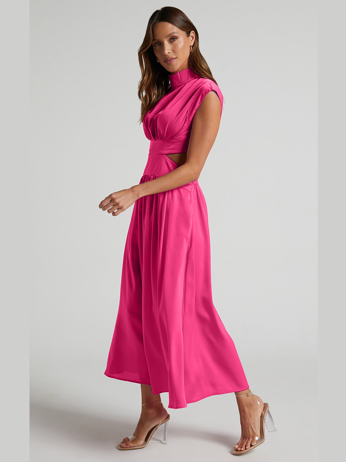 Sleeveless Ruched Dress