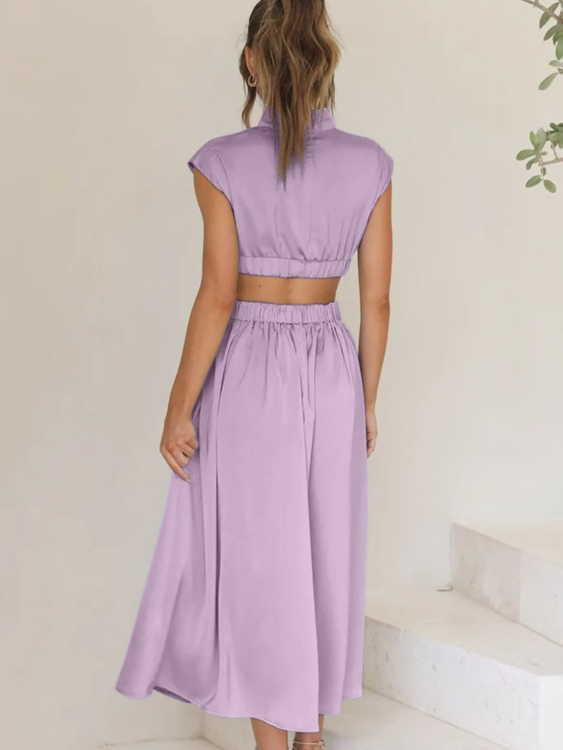 Sleeveless Ruched Dress